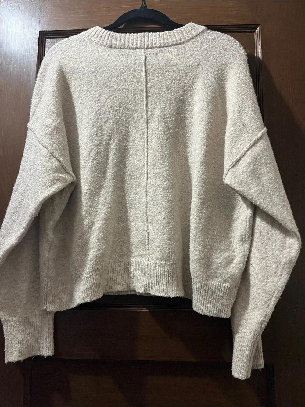 American Eagle Maybe Later Heart Graphic knit Sweater - Women's medium